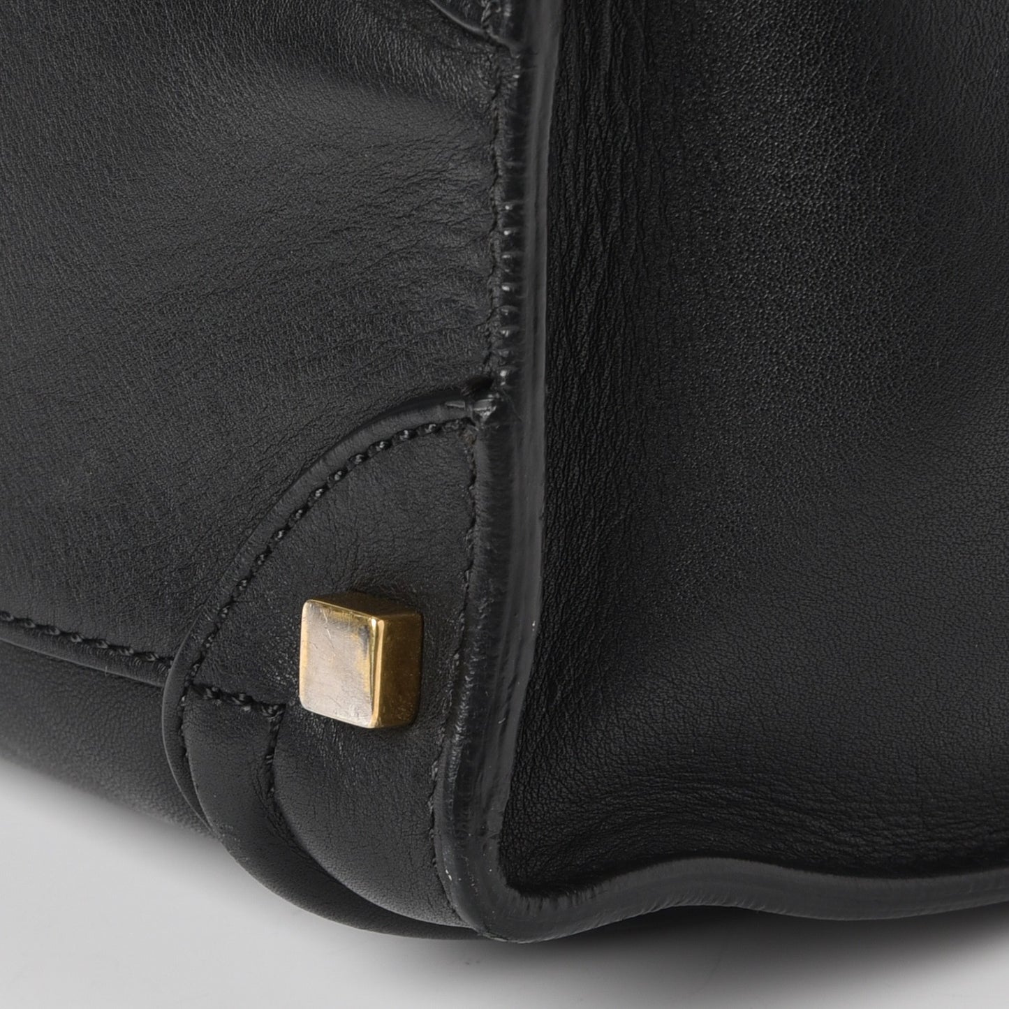 Smooth Calfskin Micro Luggage Black