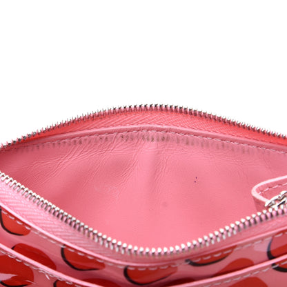 Louis Vuitton Vernis Jungle Dots Key Pouch Sugar Pink Poppy 10 of 10