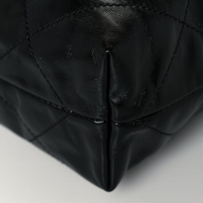 Chanel Shiny Calfskin Quilted Small Chanel 22 Black 11 of 13