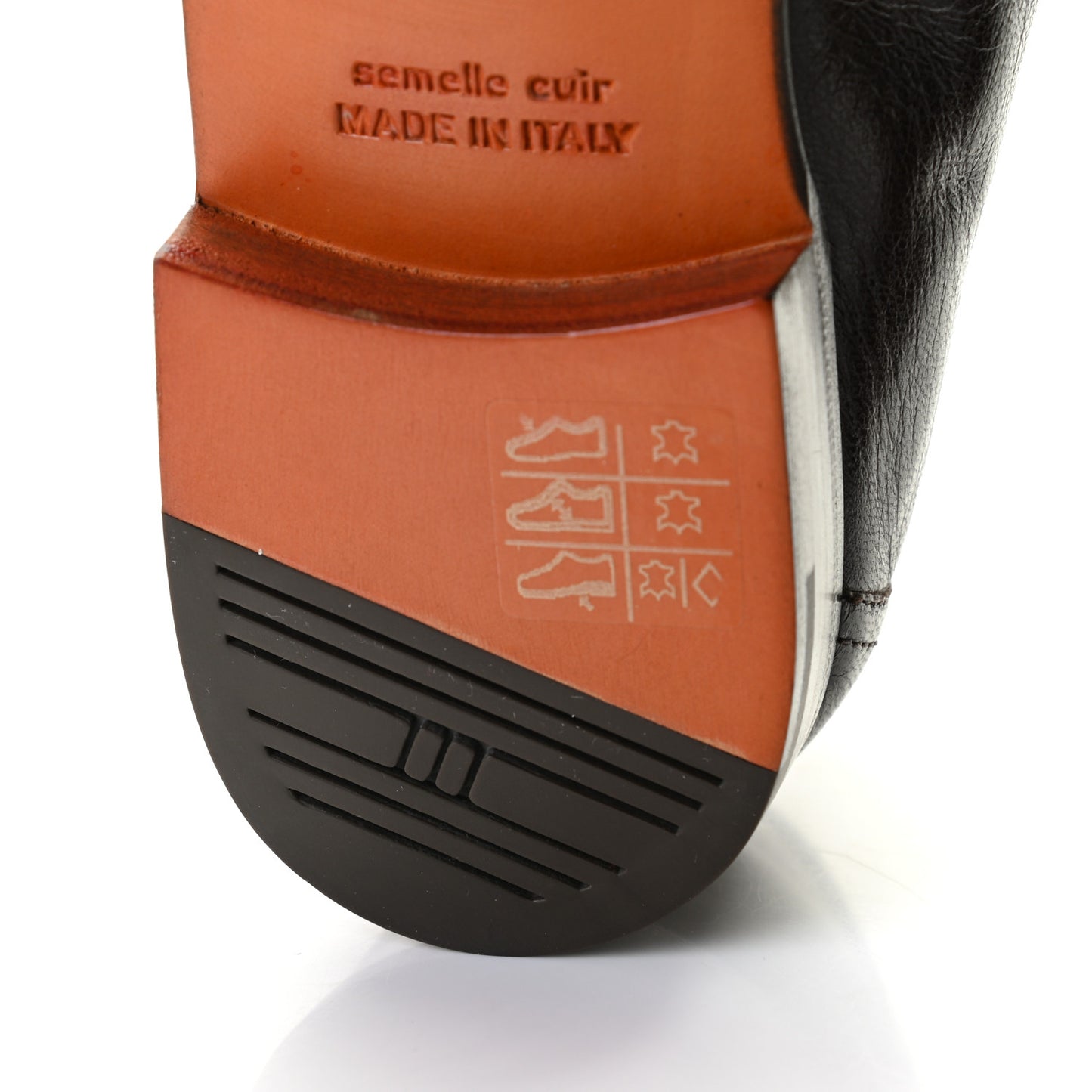 Goatskin Mens Paris Loafers 40.5 Dark Brown