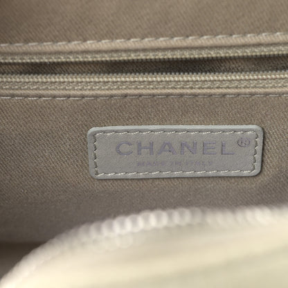 Chanel Canvas Deauville Small Bowling Bag Grey 6 of 11