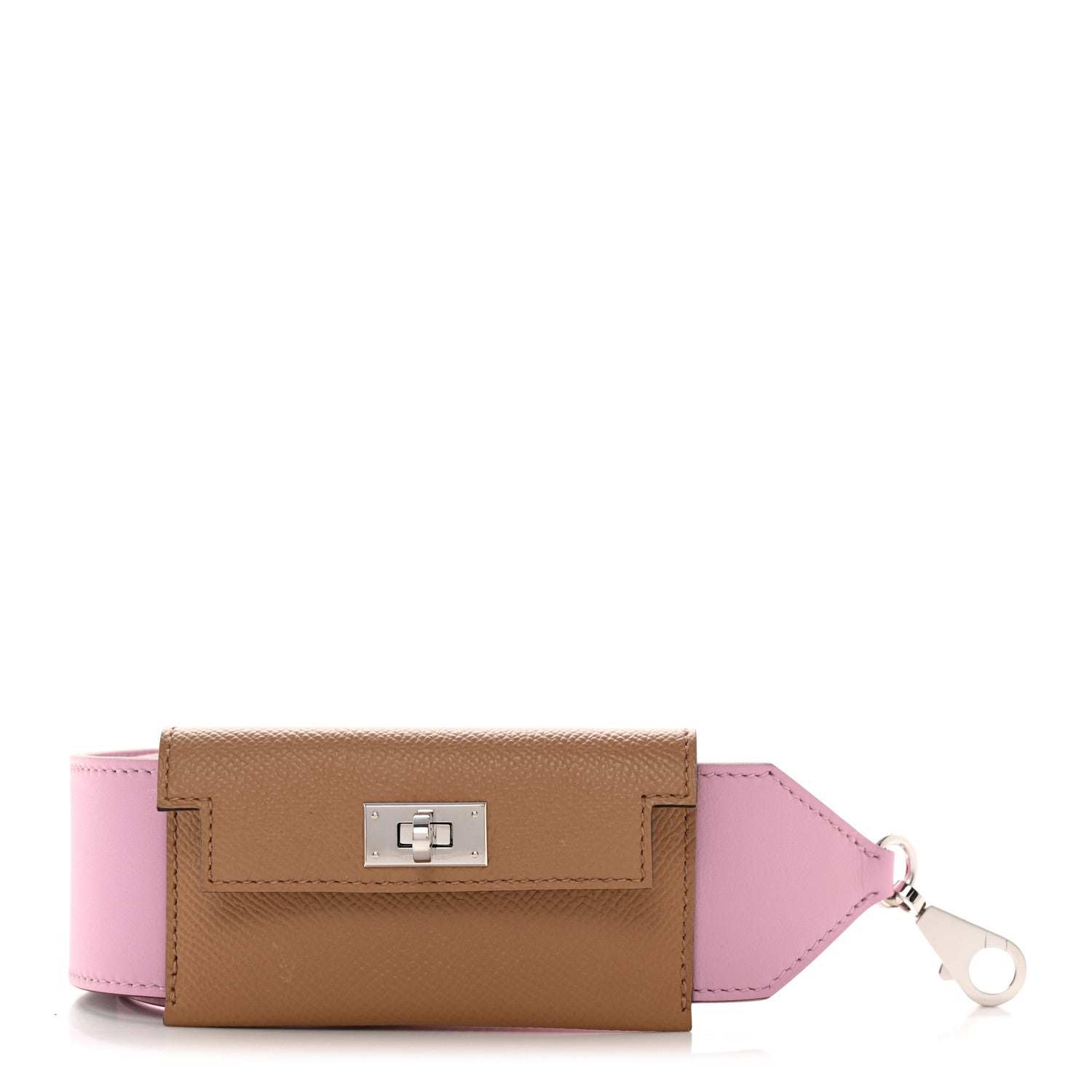 Hermes Swift Epsom Pocket Kelly Shoulder Strap Mauve Sylvestre Chai 1 of 6
