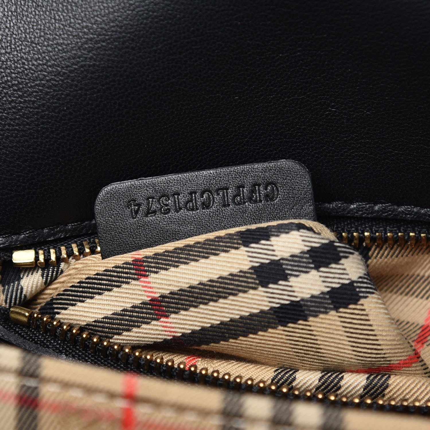 Burberry Smooth Calfskin Link Shoulder Bag Black 7 of 7