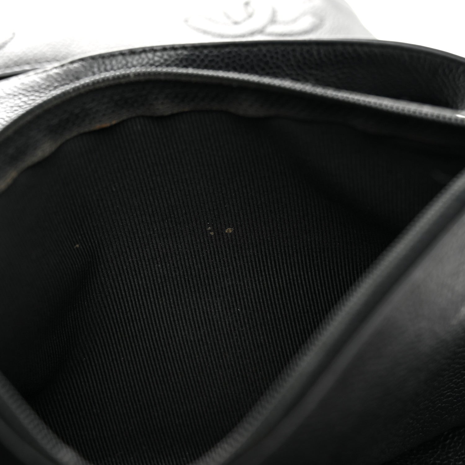 Chanel Caviar CC Drawstring Shoulder Bag Black 12 of 13