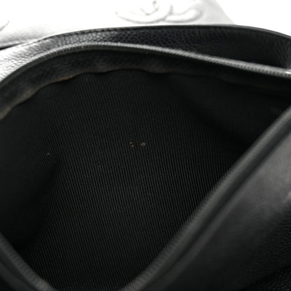 Chanel Caviar CC Drawstring Shoulder Bag Black 12 of 13