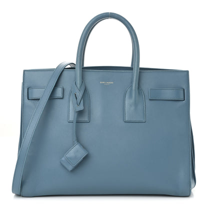 Saint Laurent Calfskin Small Sac De Jour Indigo 1 of 17