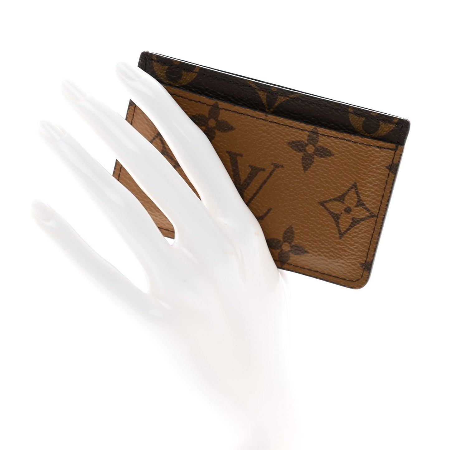 Reverse Monogram Card Holder