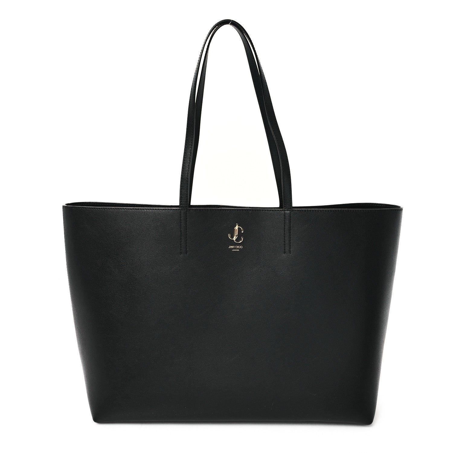 Jimmy Choo Grainy Calfskin Nine2Five East West Tote  Black 1 of 11