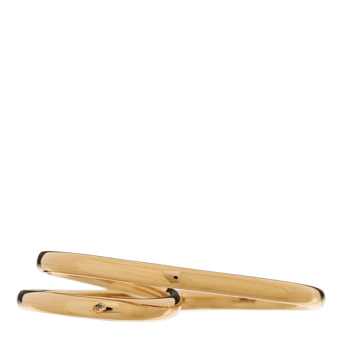 18K Rose Gold MM Vertige Coeur Double Ring 52 6
