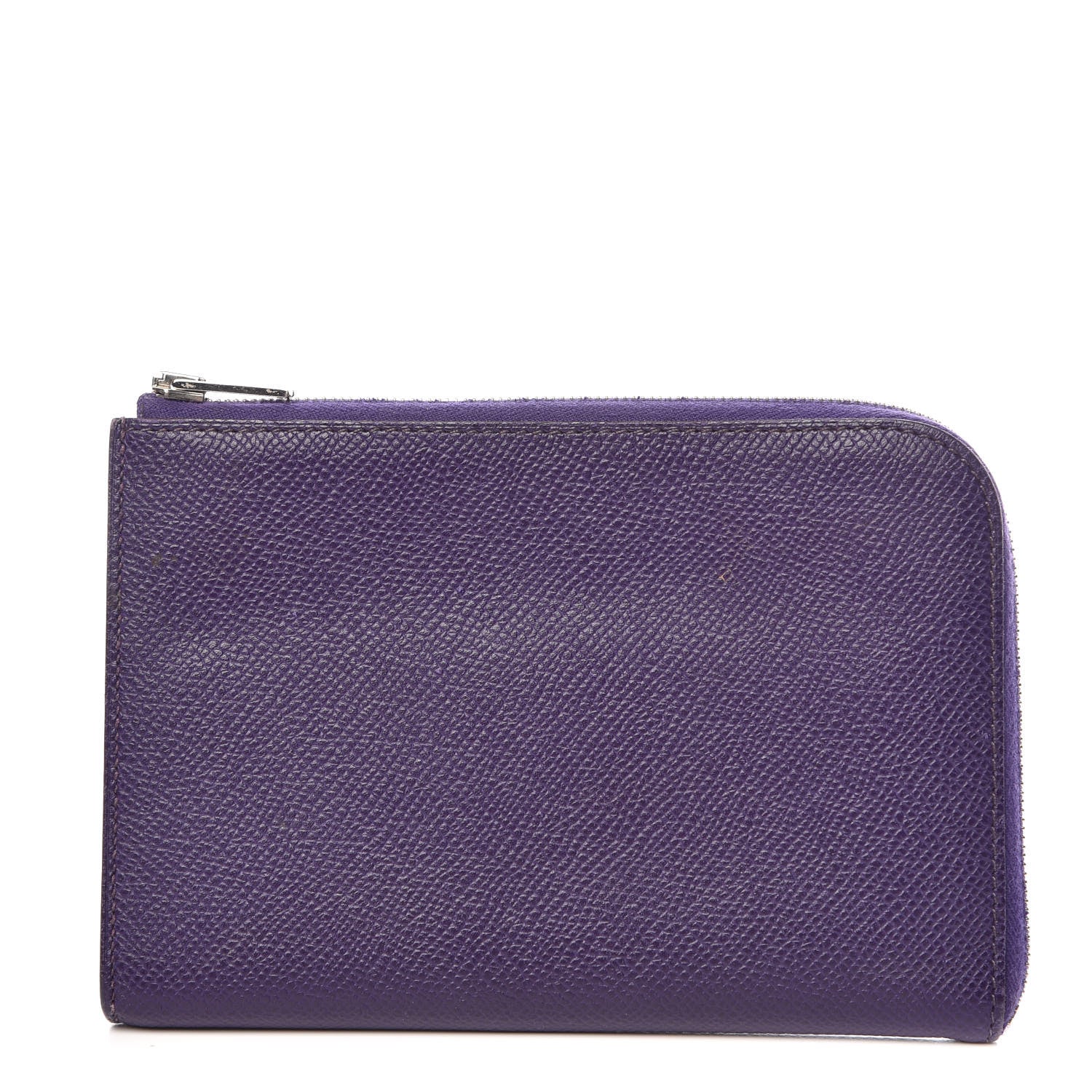 Hermes Epsom Remix Duo Wallet Iris 1 of 10