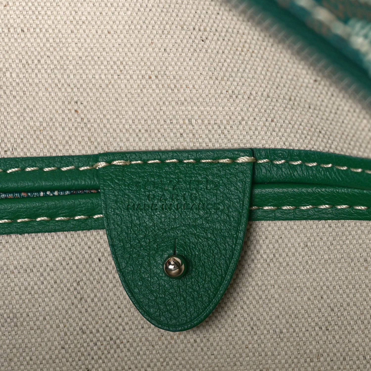 Goyard Goyardine Artois PM Green 6 of 8