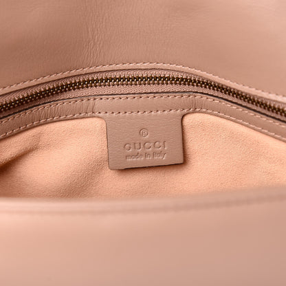 Gucci Calfskin Matelasse Medium GG Marmont Shoulder Bag Porcelain Rose 6 of 12