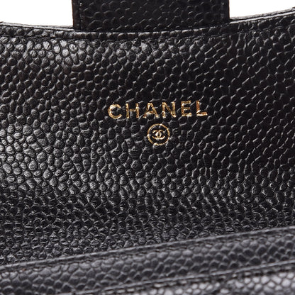 Chanel Caviar Quilted Flap Card Holder Black 5 of 8