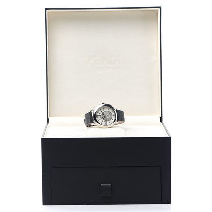 Fendi Stainless Steel Calfskin Mother of Pearl 36mm Selleria Quartz Watch 5 of 5