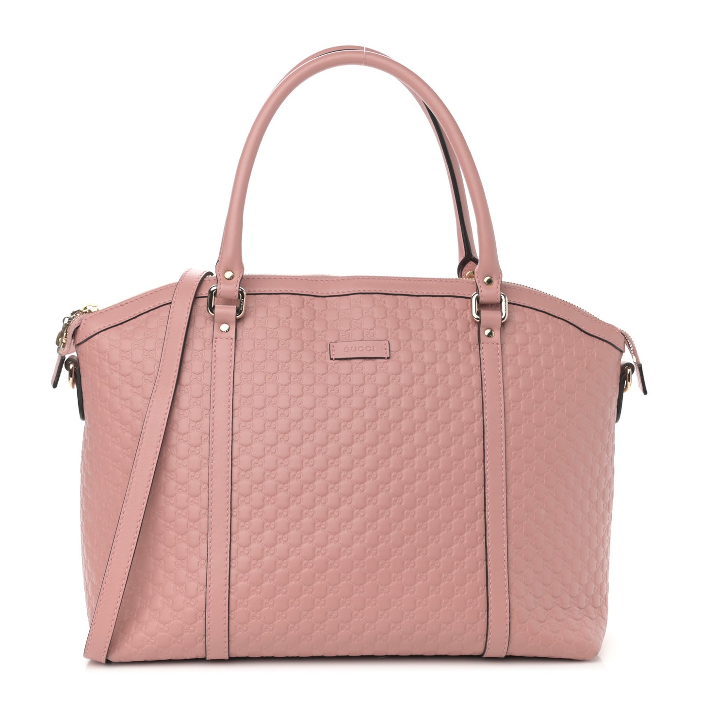 Soft Microguccissima Large Dome Satchel Soft Pink