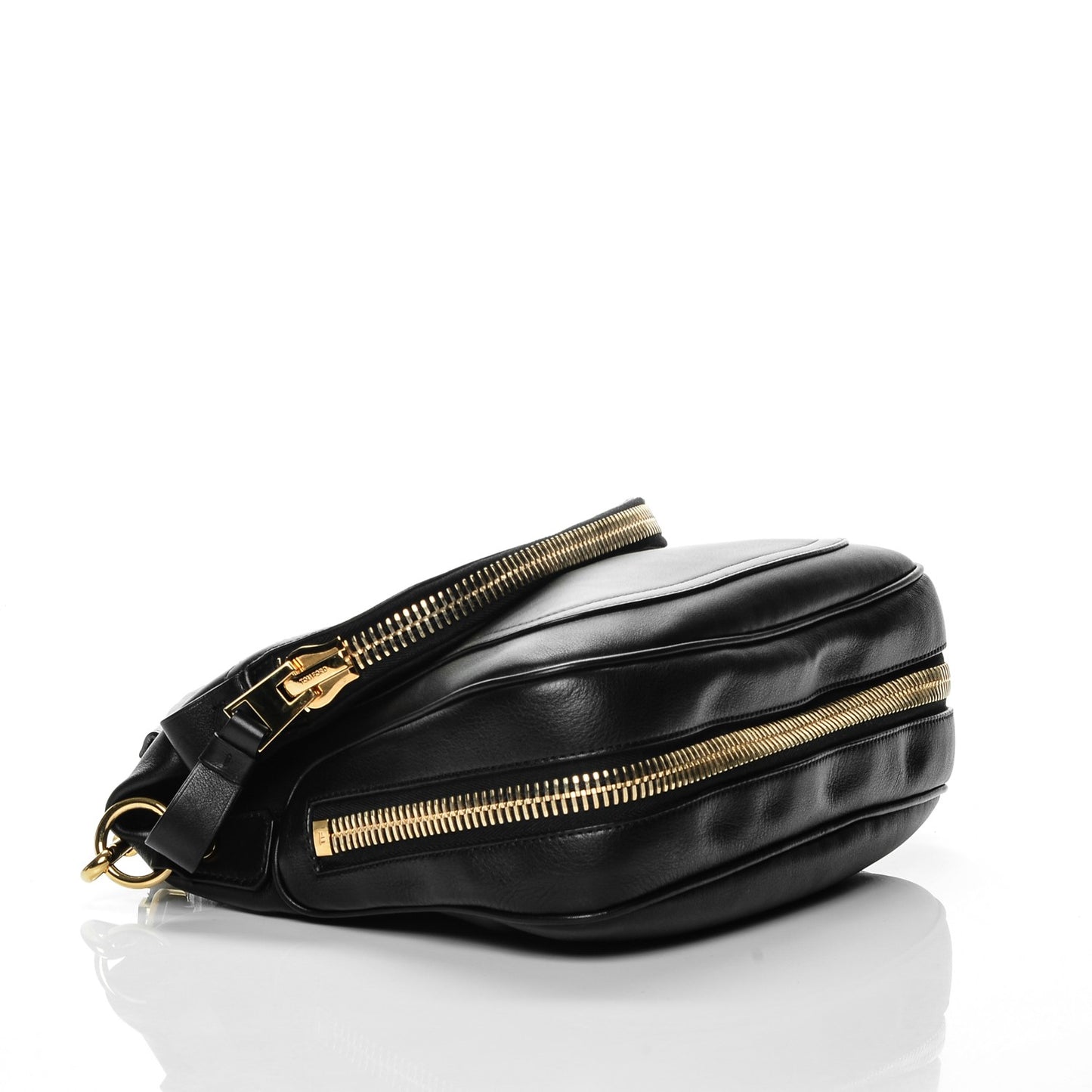Calfskin Medium Jennifer Crossbody Bag Black