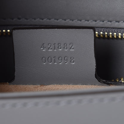 Gucci Calfskin Small Sylvie Shoulder Bag Deep Grey 7 of 7