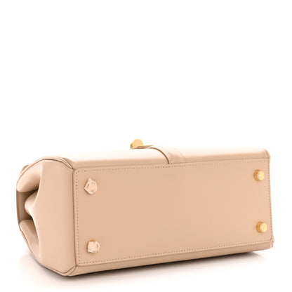 Celine Satinated Calfskin Small 16 Top Handle Bag Nude 4 of 16