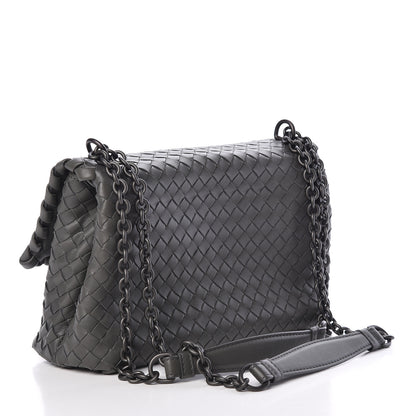 Bottega Veneta Nappa Intrecciato Medium Olimpia Bag Light Grey 3 of 13
