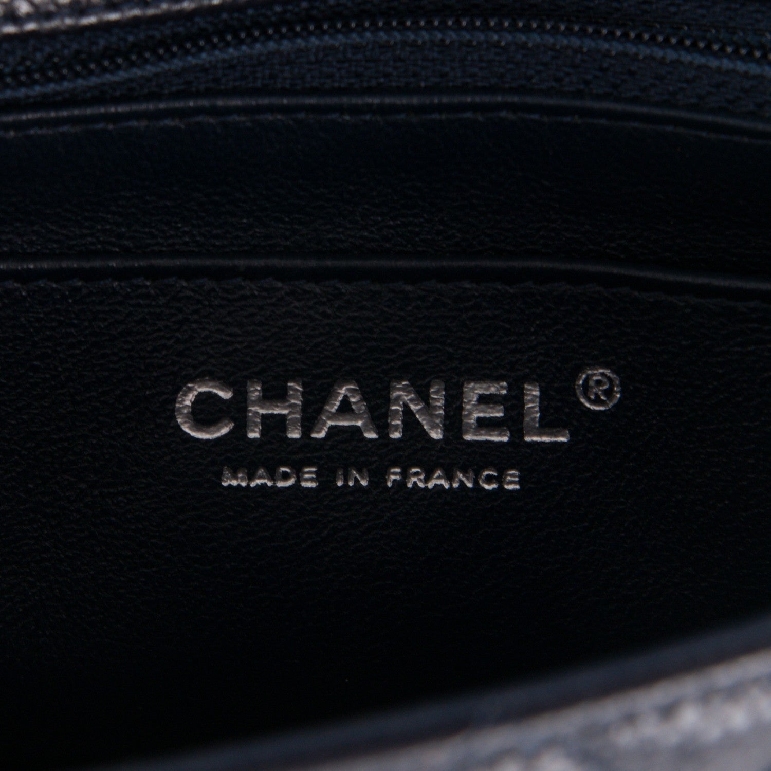 Chanel Caviar Quilted Mini Rectangular Flap Navy Blue 6 of 7