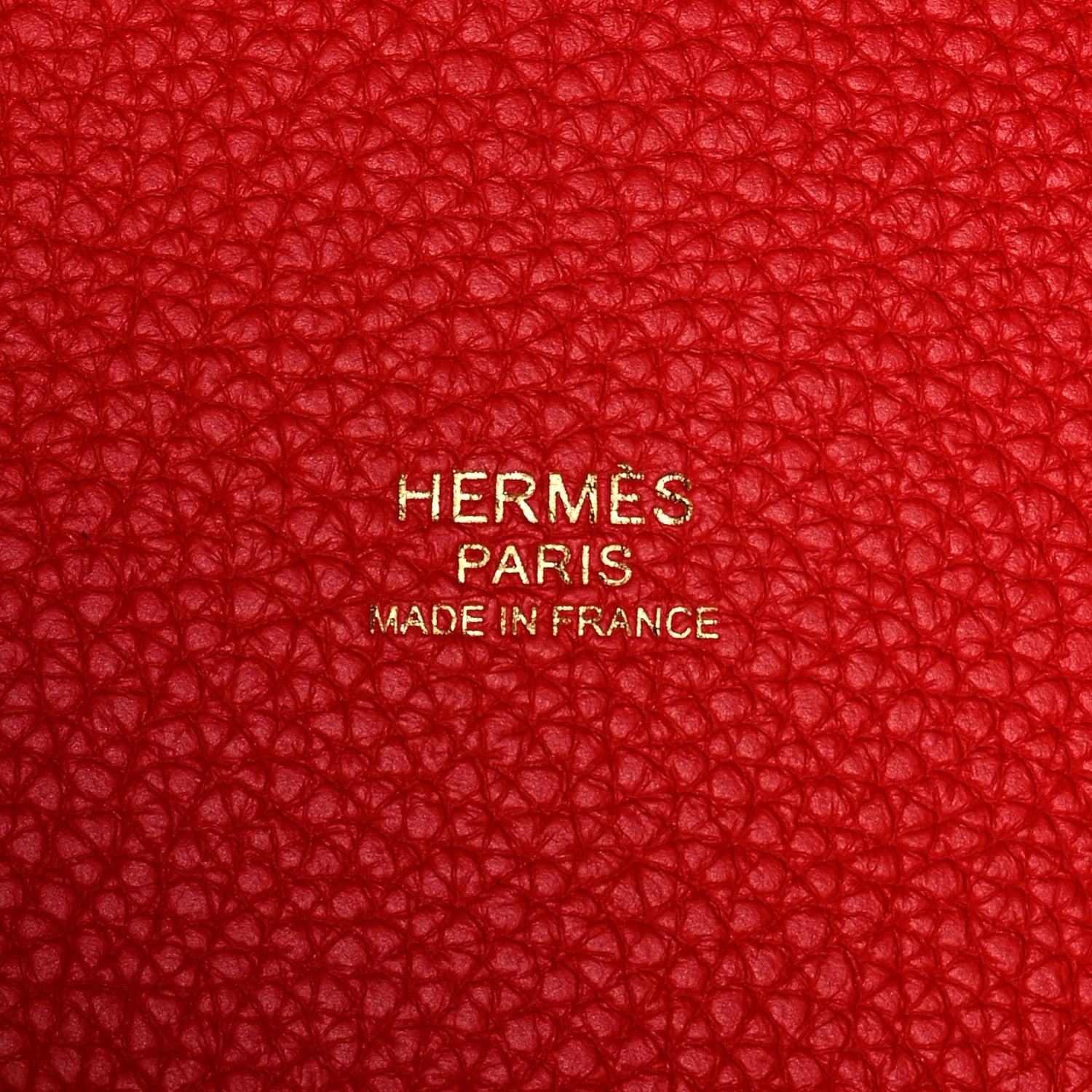 Hermes Taurillon Maurice Picotin Lock 18 PM Rouge de Coeur 5 of 9