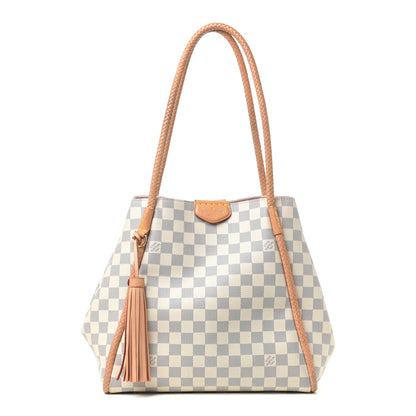 Louis Vuitton Damier Azur Propriano Rose Ballerine 1 of 9
