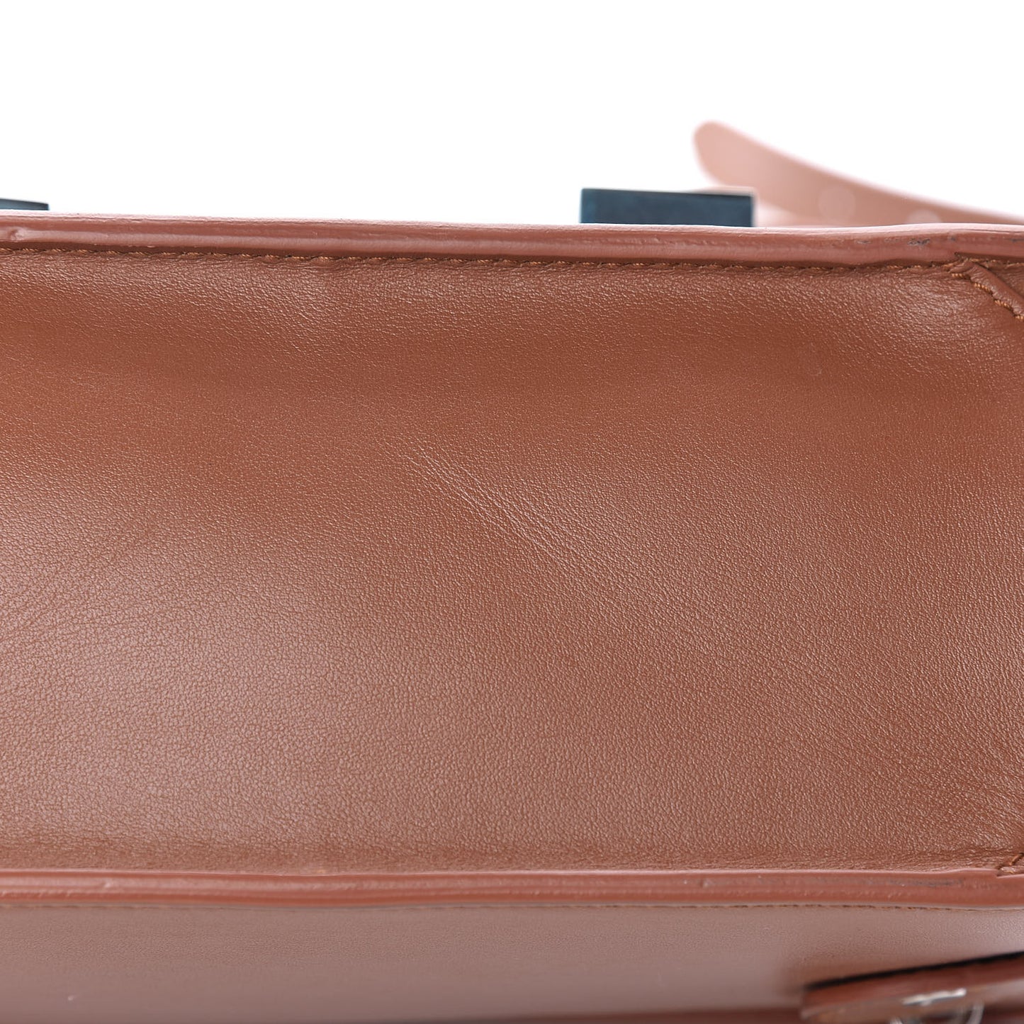 Smooth Calfskin Mini PS11 Classic Shoulder Bag Caramel