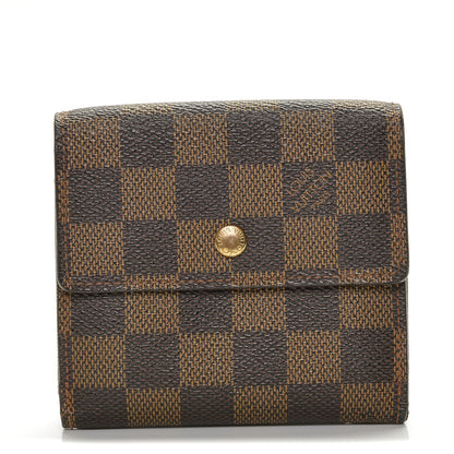 Louis Vuitton Damier Ebene Elise Wallet 1 of 6