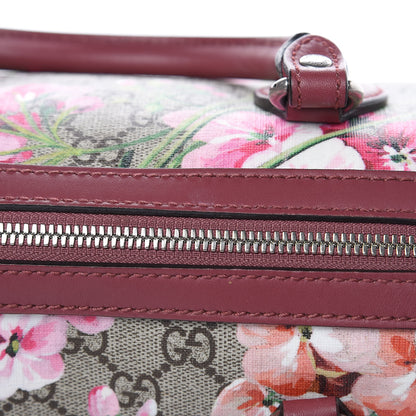 Gucci GG Supreme Monogram Blooms Small Boston Beige Multicolor Dry Rose 13 of 13