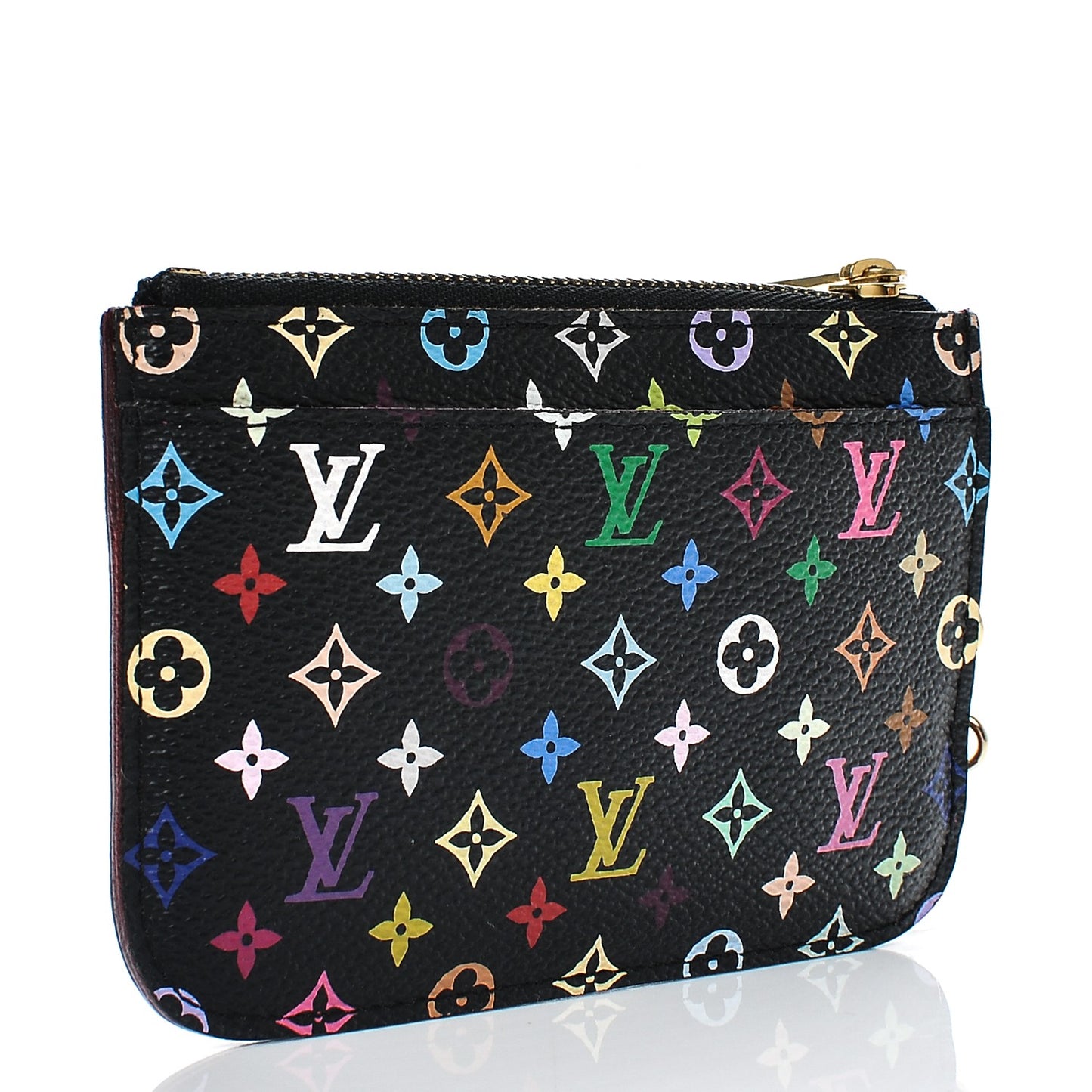 Monogram Multicolor Key Pouch Black Grenade