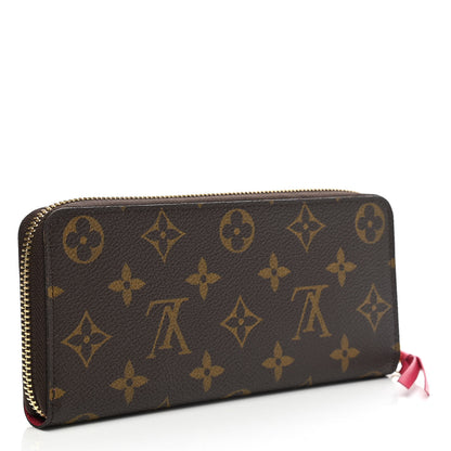Louis Vuitton Monogram Clemence Wallet Fuchsia 3 of 7