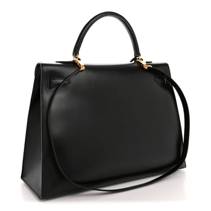 Hermes Box Kelly Sellier 35 Black 3 of 15