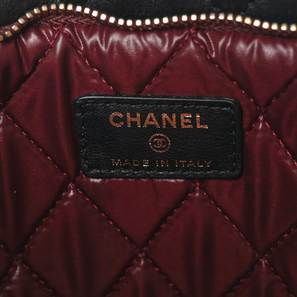 Chanel Lambskin Quilted CC Beauty Clutch Black 7 of 11