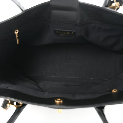 Chanel Calfskin Cerf Executive Shopper Tote Black 5 of 11