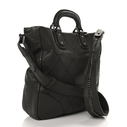 Chanel Quilted Messenger Gray 3 of 12