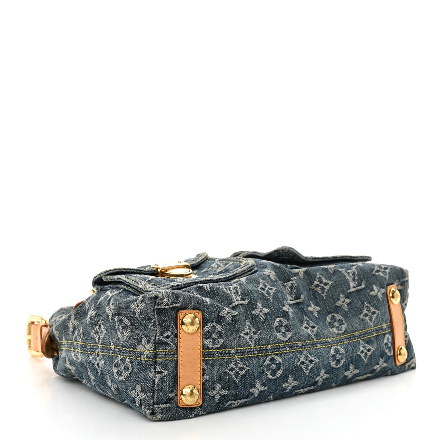 Monogram Denim Baggy PM Blue