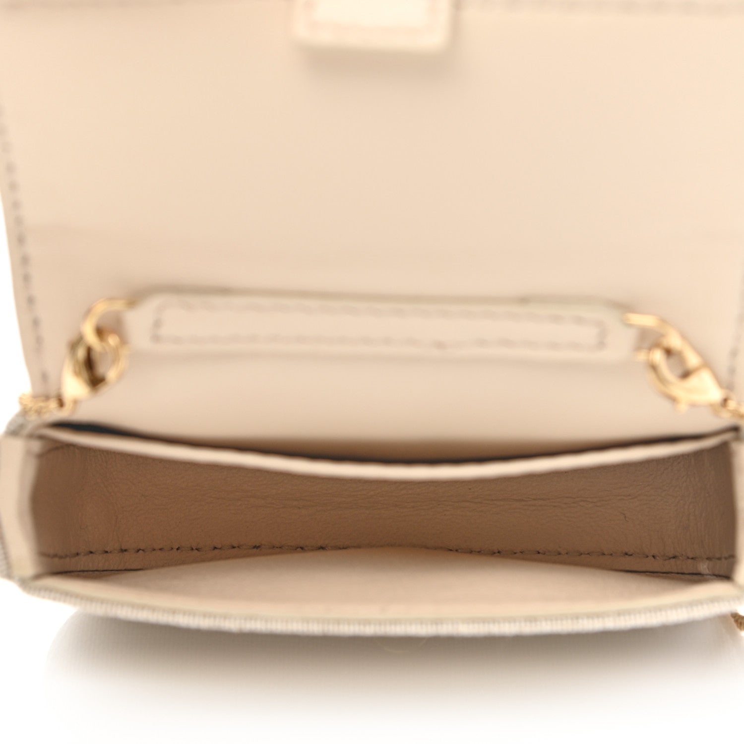 Fendi Kuban Canvas FF Embroidered Nano Baguette Charm Grezzo Multicolor 5 of 14