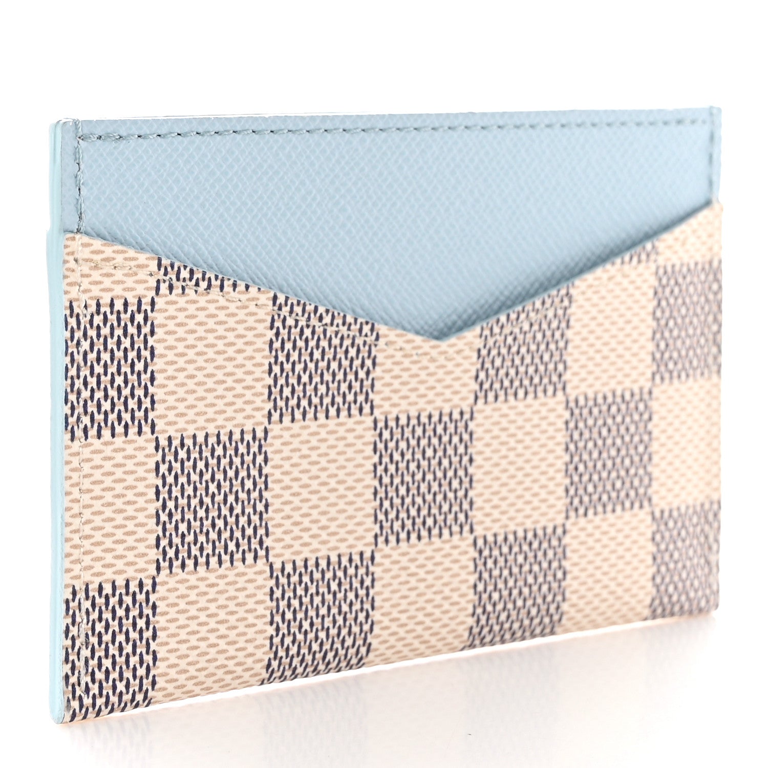 Louis Vuitton Damier Azur Daily Card Holder Olympe Blue 3 of 9