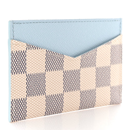 Louis Vuitton Damier Azur Daily Card Holder Olympe Blue 3 of 9