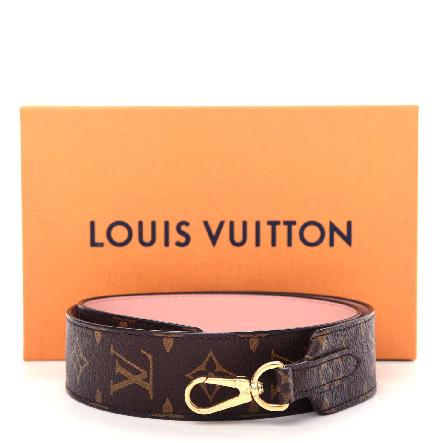 Monogram Bandouliere Shoulder Strap Rose Poudre