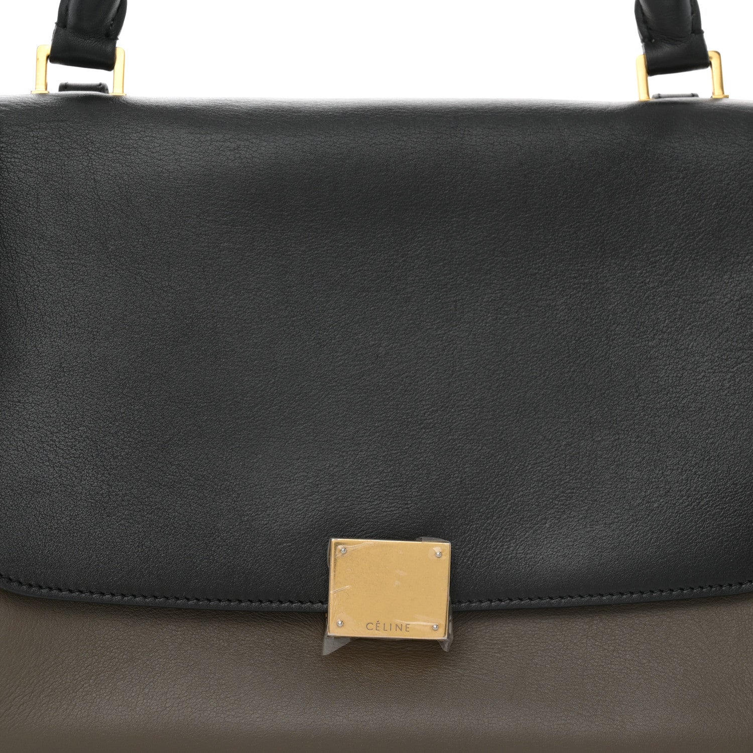 Celine Smooth Calfskin Suede Small Tri-Color Trapeze Pink 7 of 9