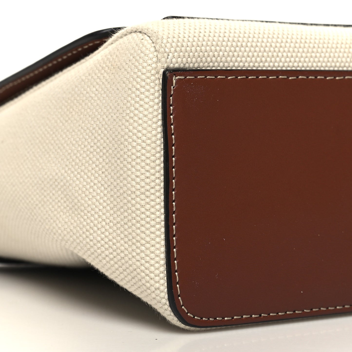Canvas Horseferry Print Note Crossbody Bag Natural Tan