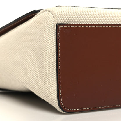 Burberry Canvas Horseferry Print Note Crossbody Bag Natural Tan 9 of 10
