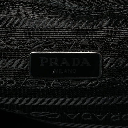 Prada Saffiano Tessuto Nylon Vela Bucket Wristlet Black 6 of 7