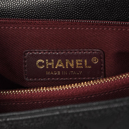 Chanel Caviar Quilted Small Coco Handle Flap Black 5 of 7