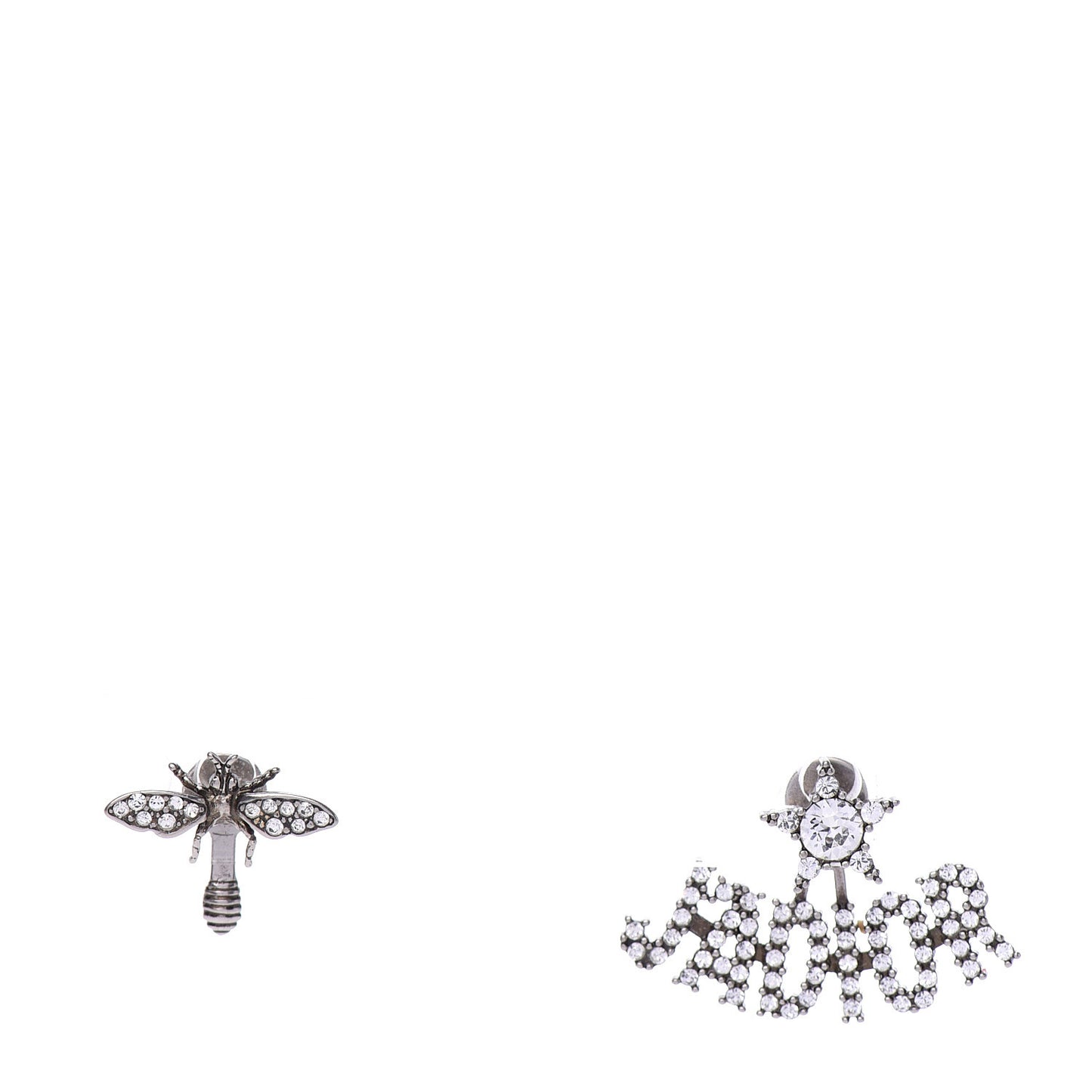 Palladium Crystal J'adior Earrings