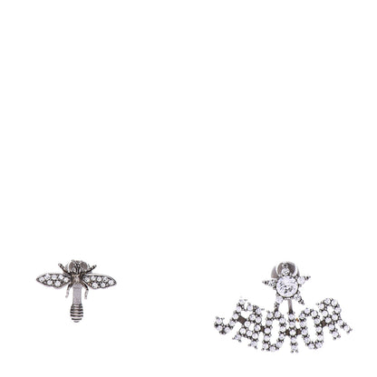 Christian Dior Palladium Crystal J'adior Earrings 1 of 5
