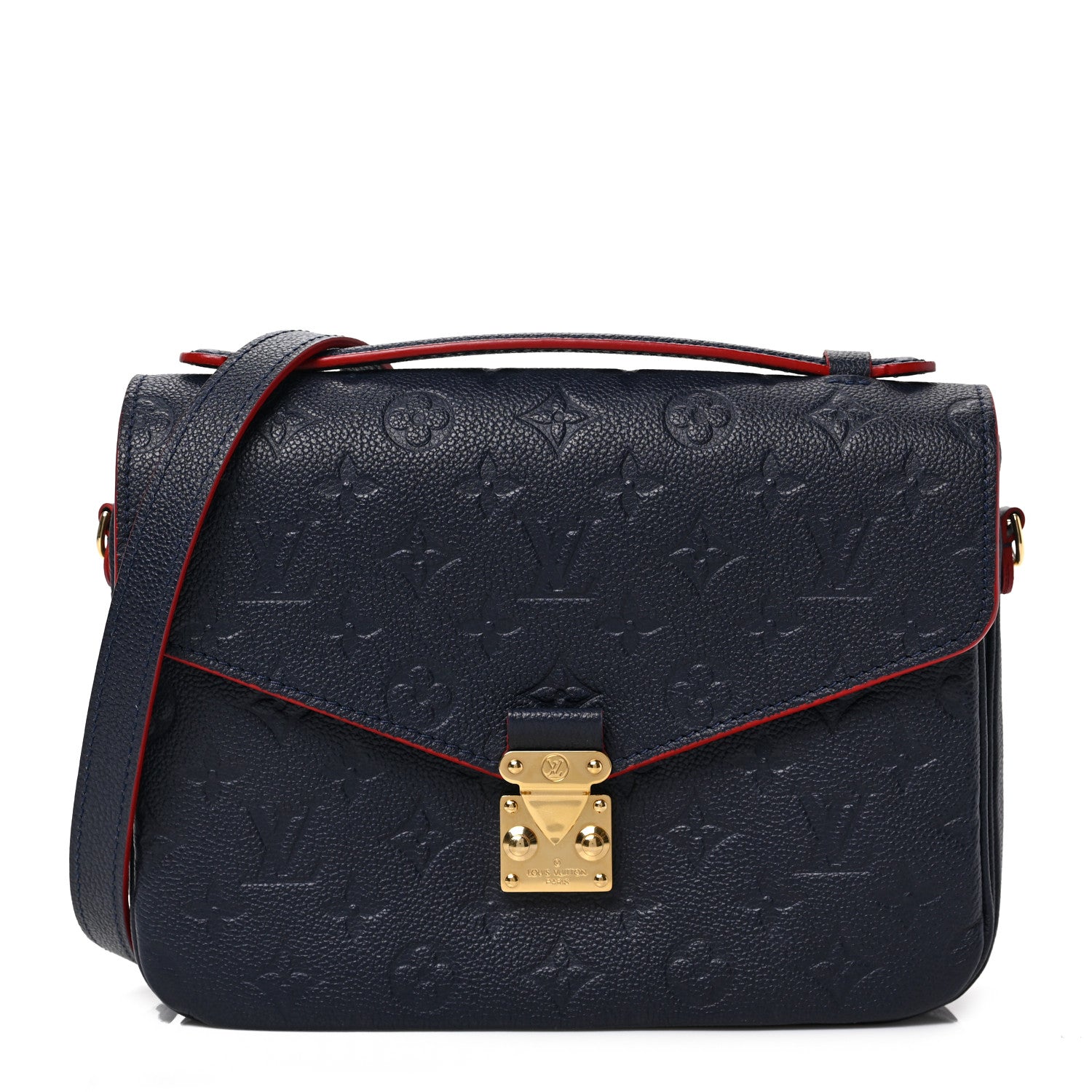 Louis Vuitton Empreinte Pochette Metis Marine Rouge 1 of 8