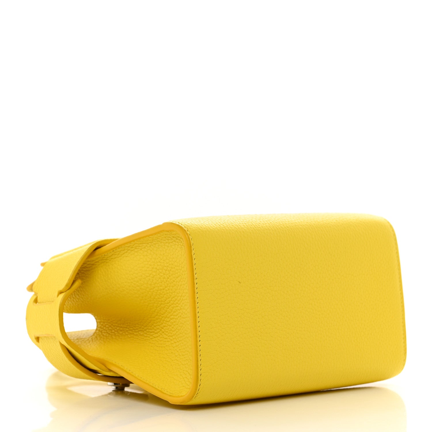 Givenchy Grained Calfskin Nano Horizon Satchel Yellow 5 of 11