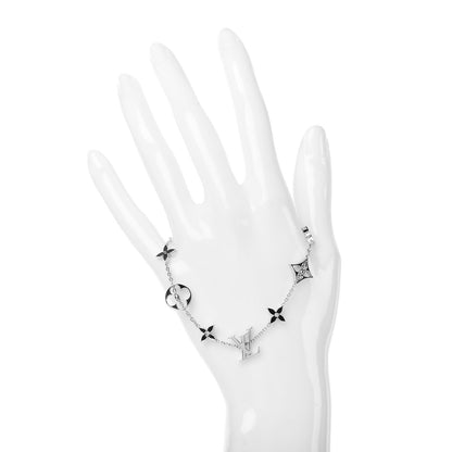 Louis Vuitton 18K White Gold Monogram Bracelet 2 of 5